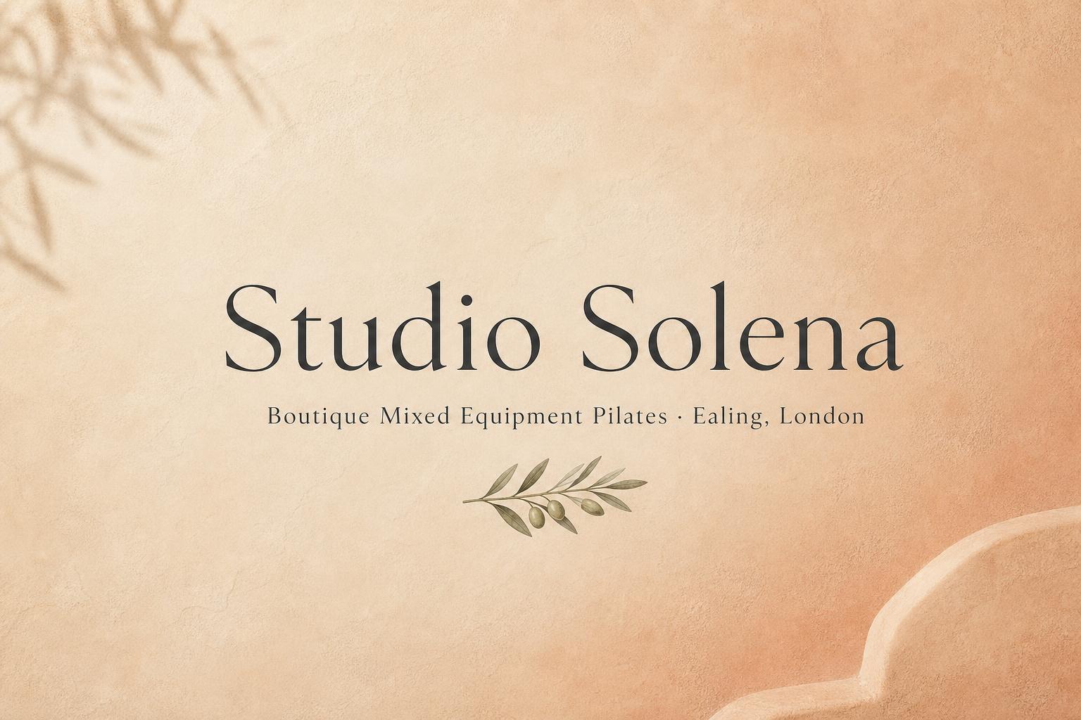 Studio Solena website — boutique Pilates studio in Ealing, London